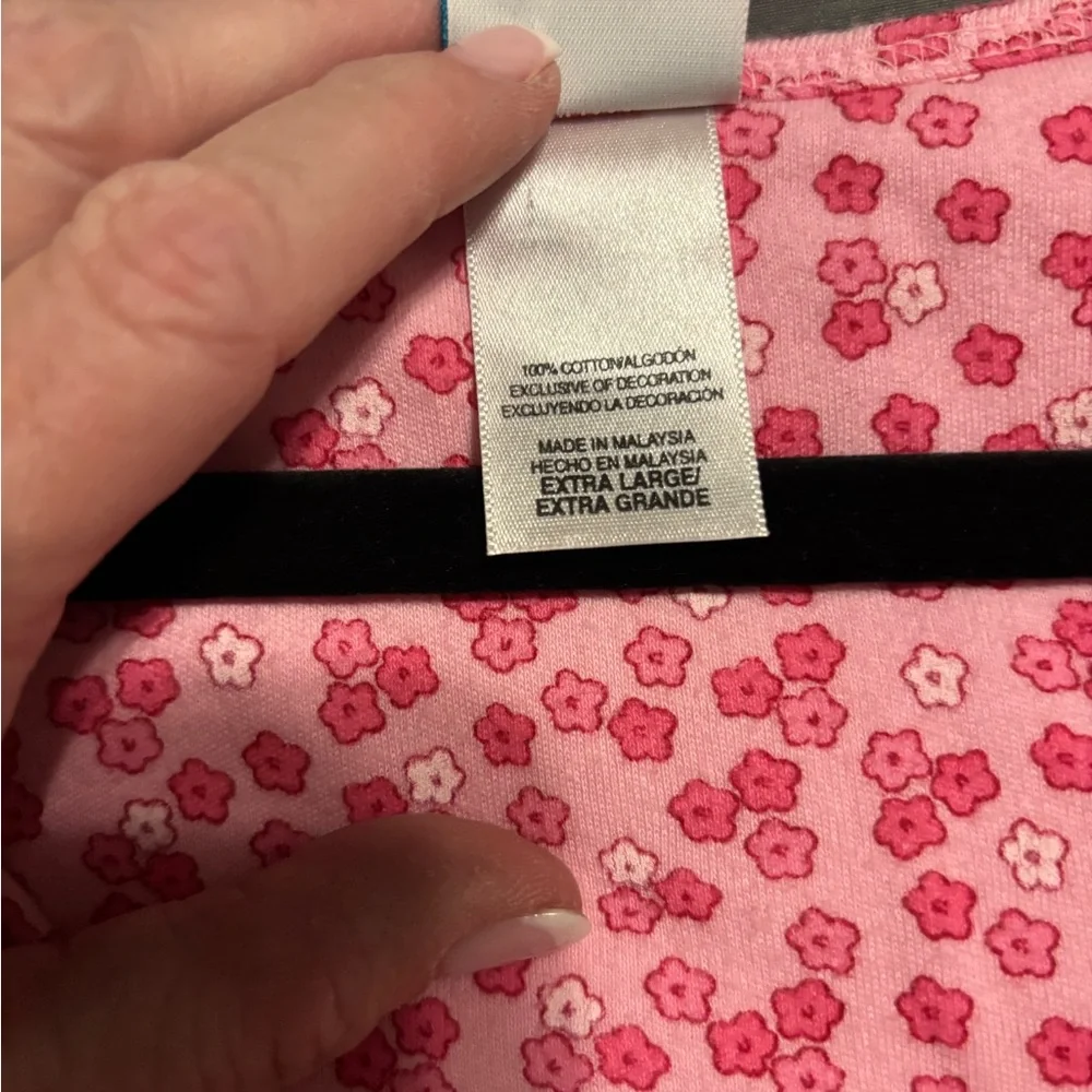 Disney TIGGER Pink Floral Patterned Nightgown - Picture 6 of 10